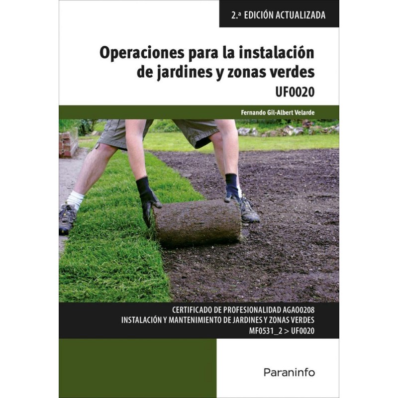 Operaciones para la instalación de jardines y zona