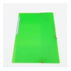 Carpeta gomas y solapas grafoplás folio verde