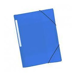 Carpeta gomas y solapas grafoplás folio azul