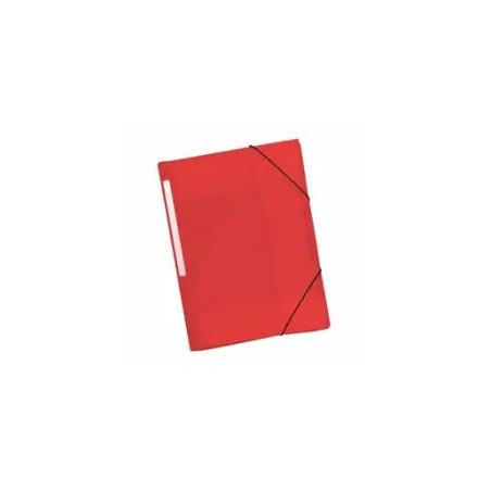 Carpeta gomas y solapas grafoplas folio rojo