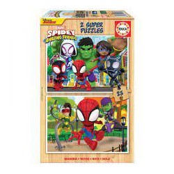Puzzle educa spidey & amazing friends 2x25 piezas