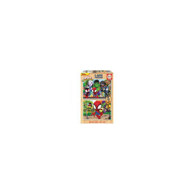 Puzzle educa spidey & amazing friends 2x25 piezas