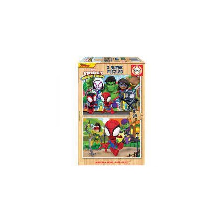 Puzzle educa spidey & amazing friends 2x25 piezas