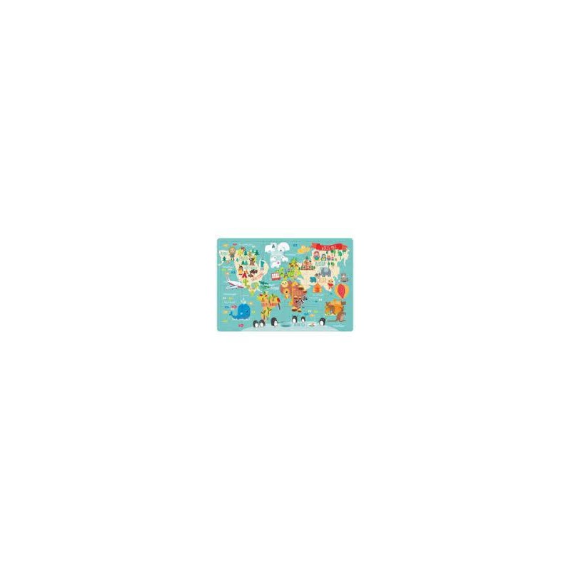 Puzzle apli mapa mundi 24 piezas