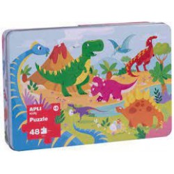 Puzzle apli dinosaurios 48 piezas
