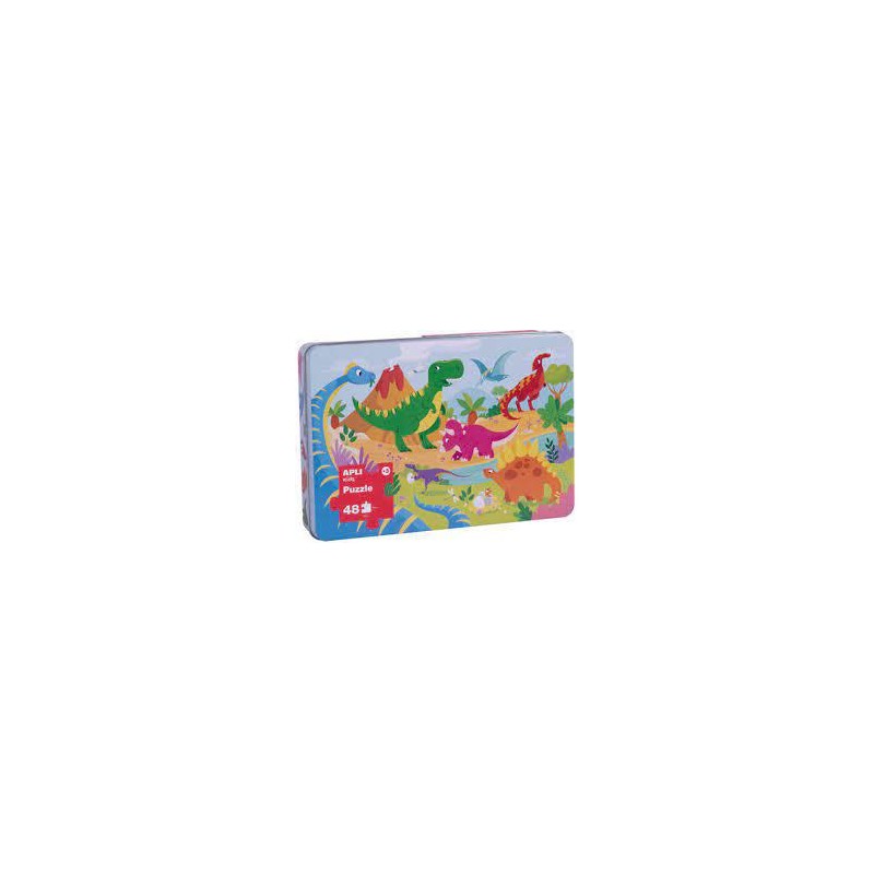 Puzzle apli dinosaurios 48 piezas
