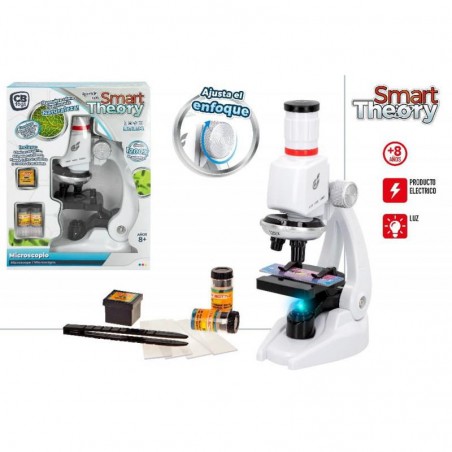 Microscopio smart theory 1200x con luz