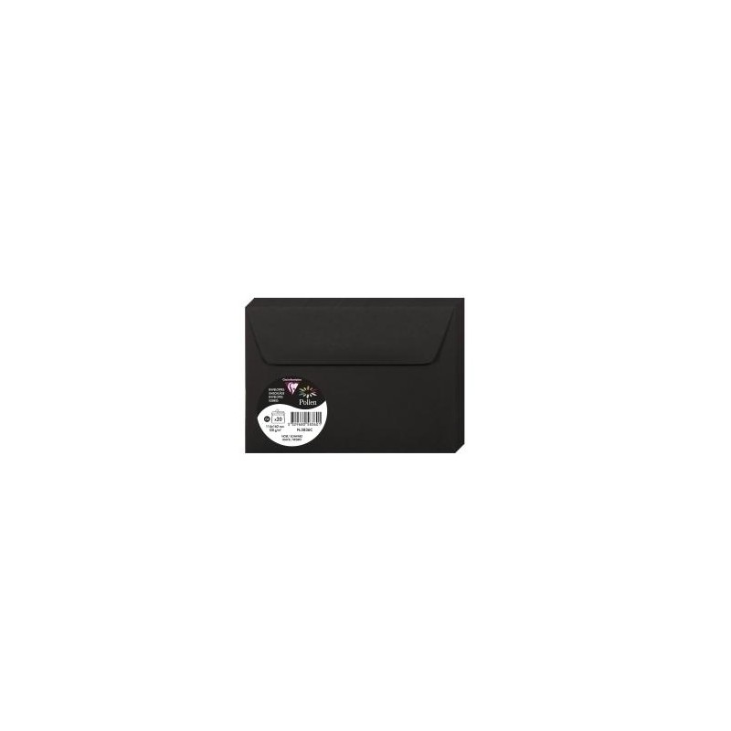 Sobre clairefontaine 114x162mm 120 gramos negro Sobre clairefontaine 114x162mm 120 gramos negro