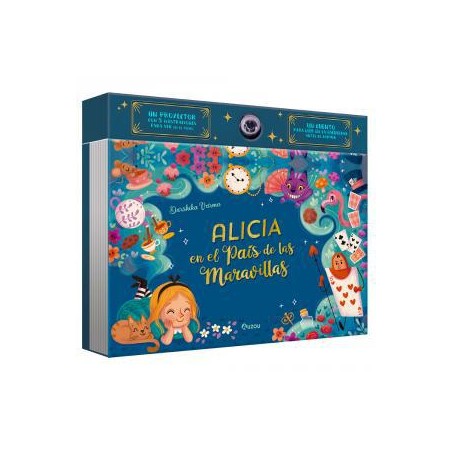 Libro proyector  Alicia en el país de las maravill