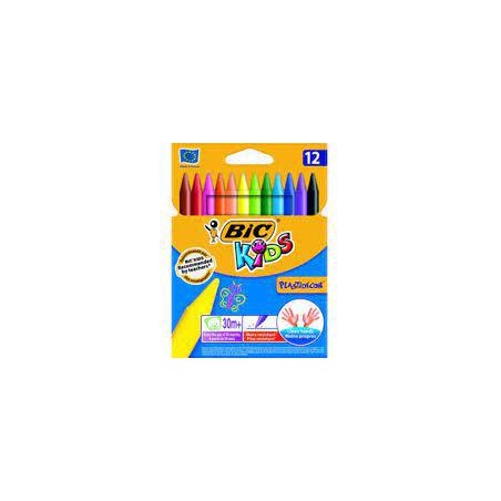 Ceras plastidecor 12 colores bic kids