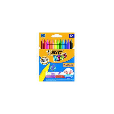 Ceras plastidecor 12 colores bic kids