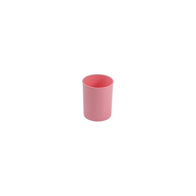 Portalápices plástico rosa pastel