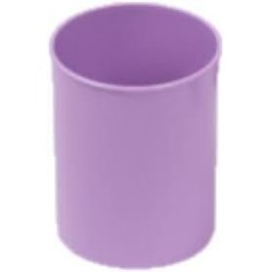 Portalápices plástico violeta pastel