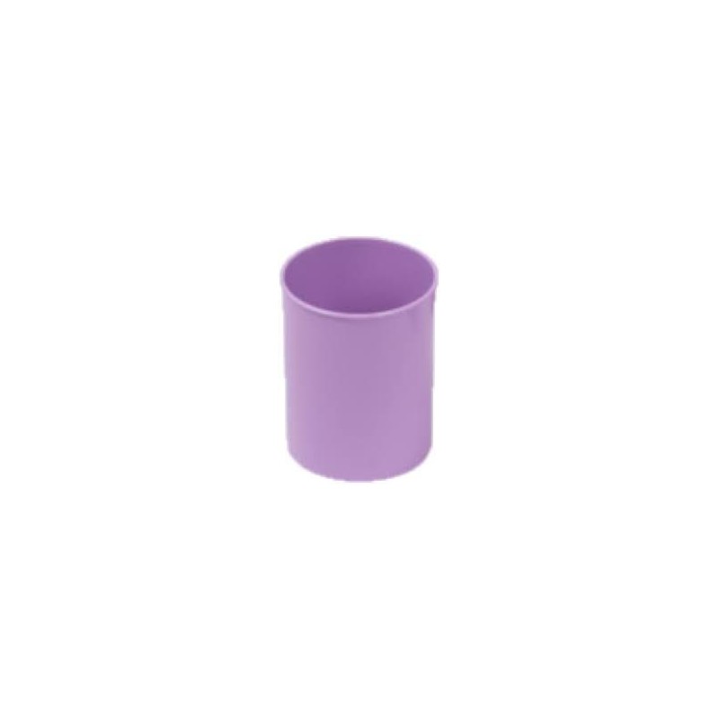 Portalápices plástico violeta pastel