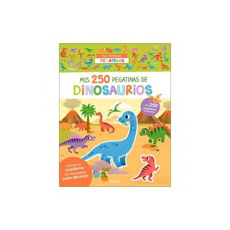 Mis 250 pegatinas de dinosaurios