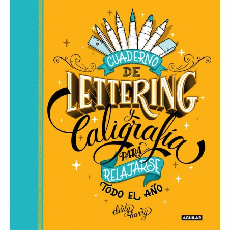 Cuaderno de Lettering y Caligrafía para relajarse 
