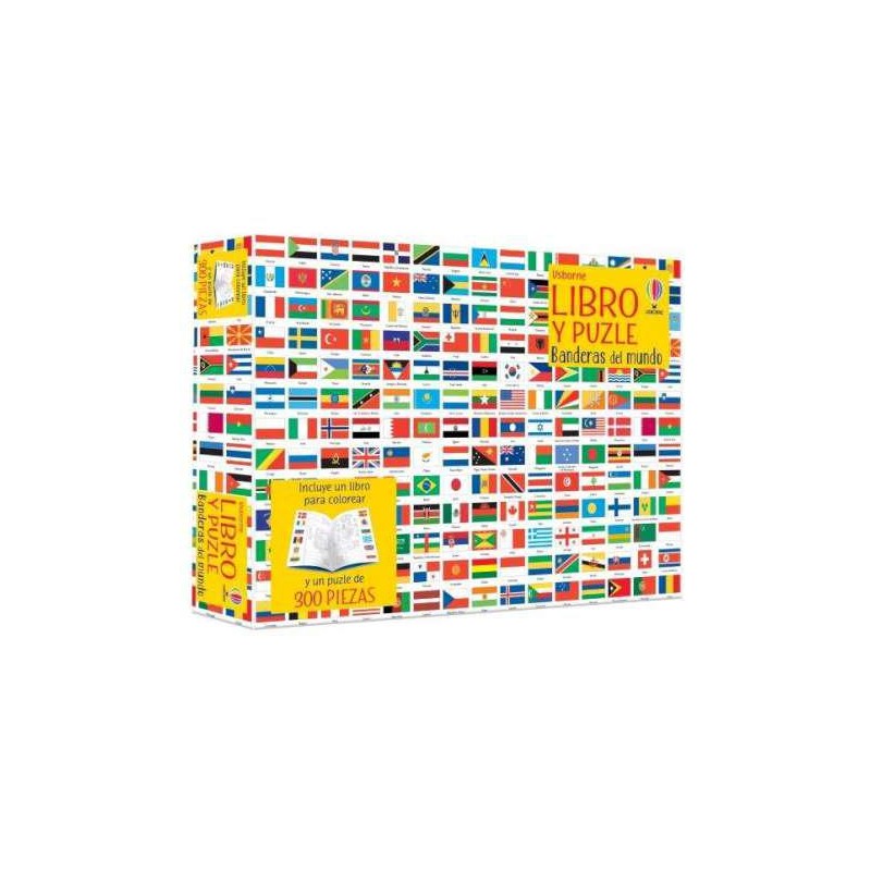 Libro y puzzle Banderas del mundo Libro y puzzle Banderas del mundo