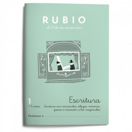 Cuaderno rubio escritura 1