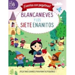 Cuentos con pegatinas  Blancanieves y los siete e