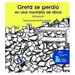 Greta se perdió en una montaña de libros