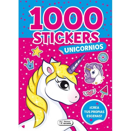 1000 stickers de unicornios