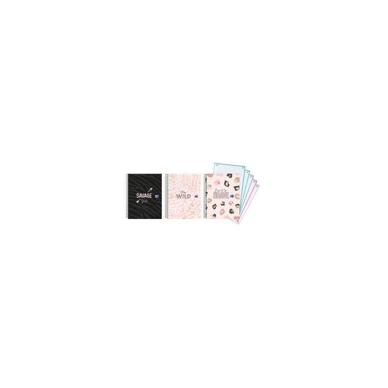 Bloc europeanbook oxford animal print a4 120h cu Bloc europeanbook oxford animal print a4 120h cu