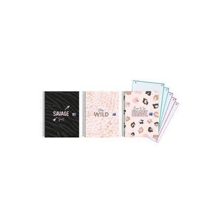 Bloc europeanbook oxford animal print a4  120h cu
