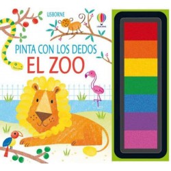 El zoo  Pinta con los dedos