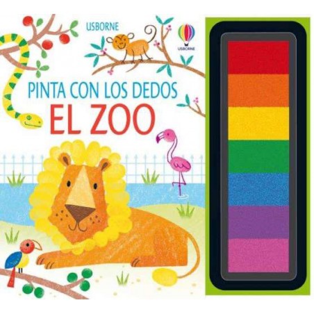 El zoo  Pinta con los dedos