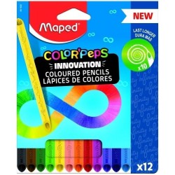 Lápices de colores maped infinity 12 colores