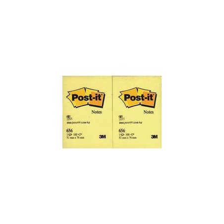 Pack 12 tacos notas post-it 47 6mm x 76mm