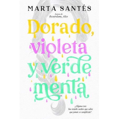 Dorado  violeta y verde menta