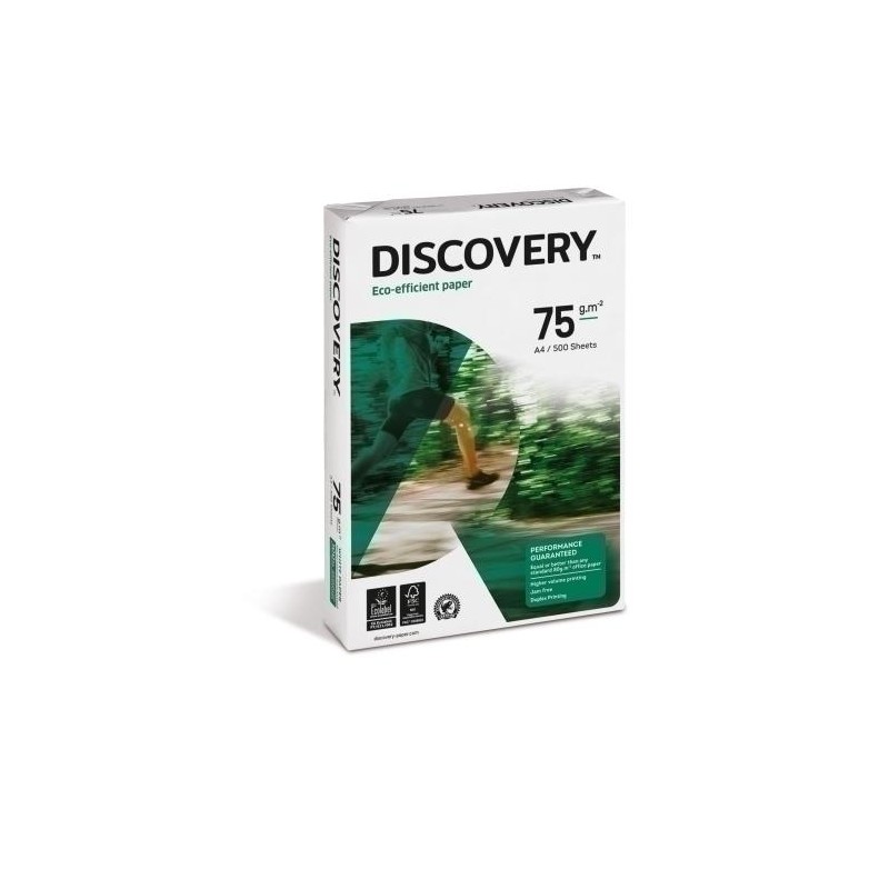 Papel A4 Discovery 75 gramos 500 hojas Papel A4 Discovery 75 gramos 500 hojas