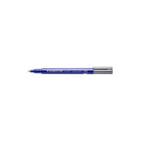 Rotulador Metalico Calligraphy Staedtler Plata