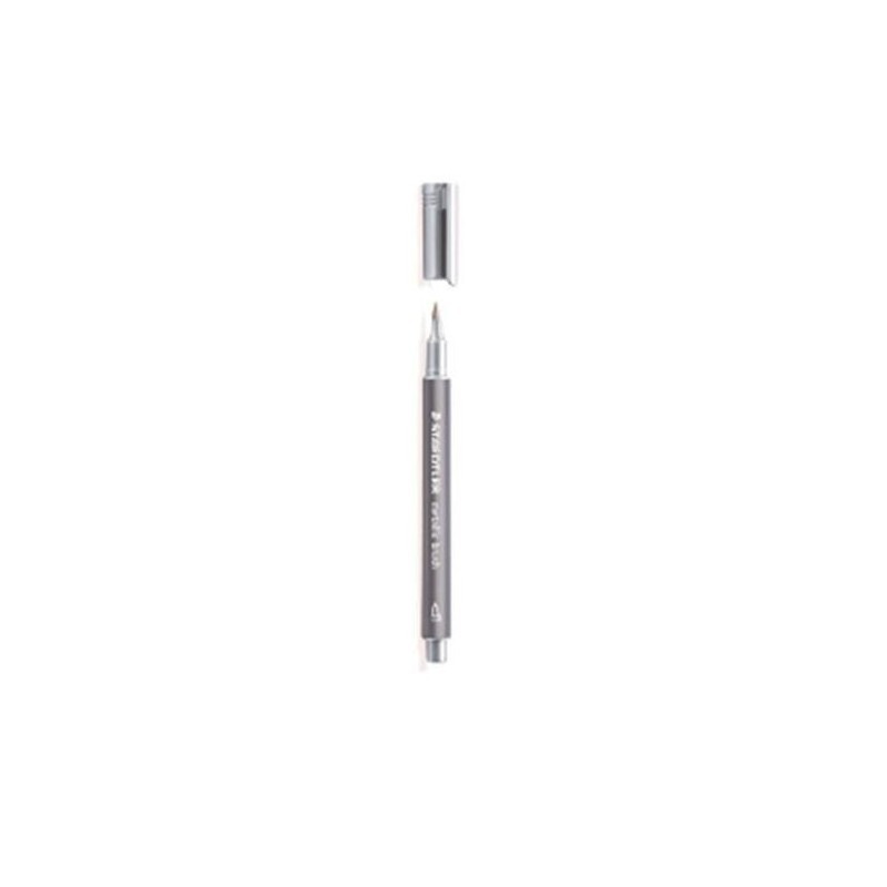Rotulador Metalico con Punta Pincel Staedtler Plat Rotulador Metalico con Punta Pincel Staedtler Plat