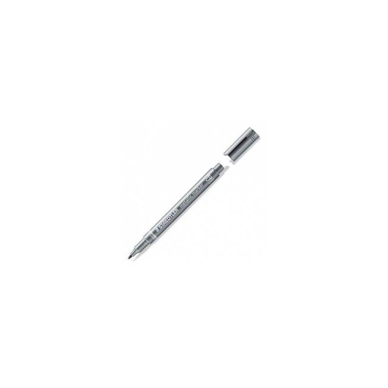 Rotulador Metalico Staedtler 1 2 mm Plata