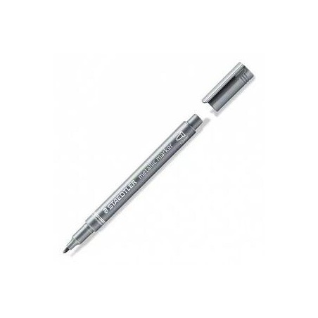 Rotulador Metalico Staedtler 1 2 mm Plata