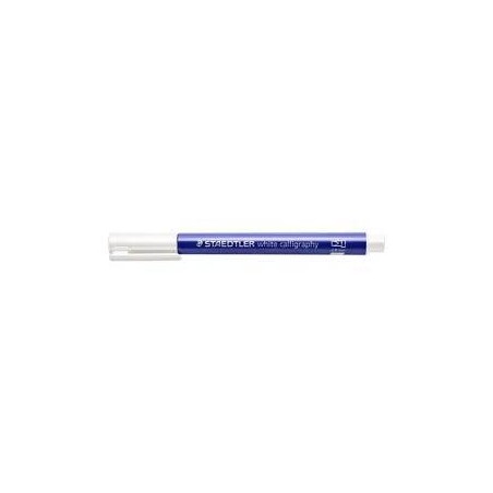 Rotulador Metalico Calligraphy Staedtler Blanco