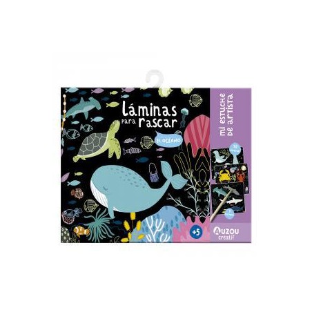 Láminas para rascar  Océanos