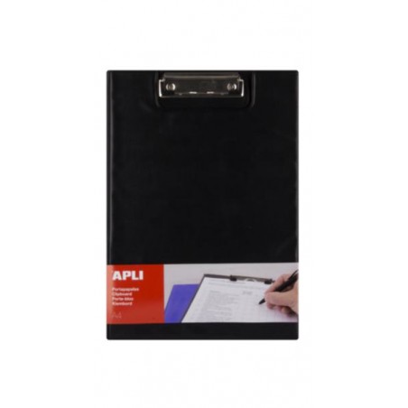 Carpeta pinza superior A4 polipropileno negro