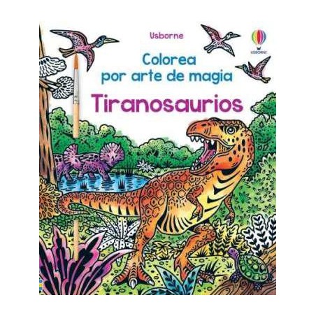 Tiranosaurios  Colorea por arte de magia