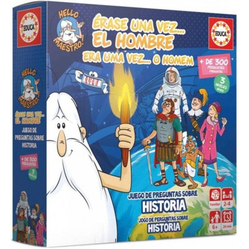 Juego educa erase una vez     el hombre  historia 