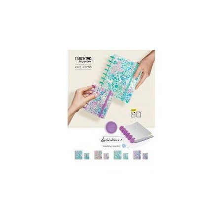 Cuaderno ingeniox A6 azul 100 hojas punteadas