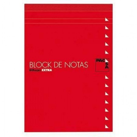 Bloc notas tamaño folio liso con tapa 80 hojas