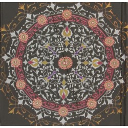 Cuaderno mandala negro iman
