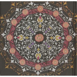 Cuaderno mandala negro iman