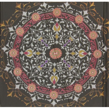 Cuaderno mandala negro iman