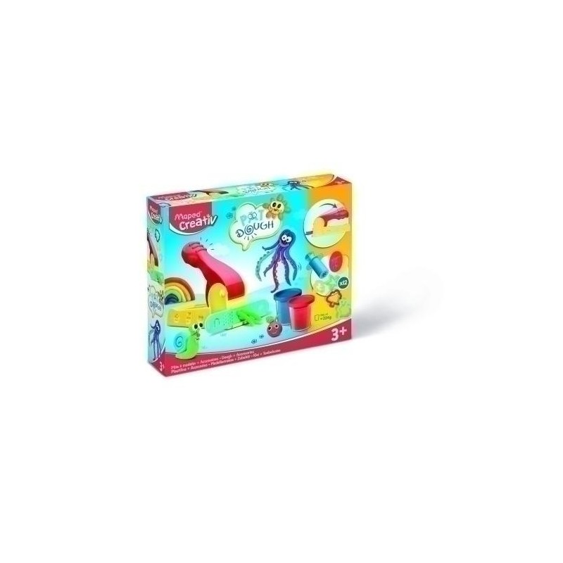 Maped creativ pat dough plastilina 4 botes 56 gr Maped creativ pat dough plastilina 4 botes 56 gr