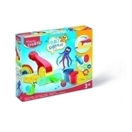 Maped creativ pat dough plastilina 4 botes 56 gr 
