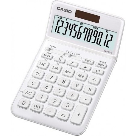 Calculadora sobremesa casio 12 dígitos blanca